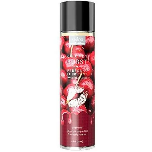 Personal Lubricant, 8oz Cherry-Flavored Water Based Lube for Oral Sex, Women, Men & Couples, Hypoallergenic Vegan-Friendly - Anjou, 8 oz Personal Lubricant, 8oz Cherry-Flavored Water Based Lube for Oral Sex, Women, Men & Couples, Hypoallergenic Vegan-Friendly - Anjou, 8 oz