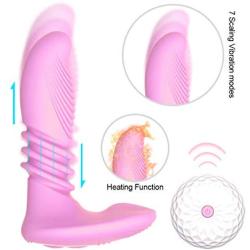 Women Thrusting G Spotter Stimulator Toys Clitorial Toy Oral Tongue Simulator Multi Speed Clitorial Sucking Toys for Female Her Tshirt Wireless Control Speeds