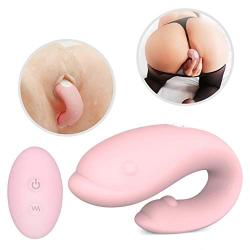 YLYFDC Perfect Shape Wǐreless U Shape 9 Speed Vǐbòrator Modes Women G-Spòt Stǐmulated Vǐboratòrs Adlut Happy Toys Couple Products T-Shirt Blow-Job Six Toys