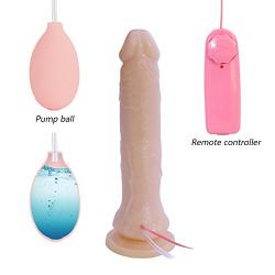 Water Spray King Vibrator Dildo Sex toys for Women Silicone Simulation ejaculation 8.50 Inch Lifelike Bendable Penis Cock