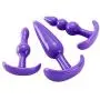 YiFeng 6PCS Anal Trainer Kit Butt Plugs Beginner Set Medical Silicone Prostate Massager (Purple)