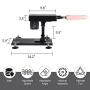 Y-Not Automatic Love Sex Machine Fast Pumping and Thrusting Multispeed Telescopic Free Dildo Retractable Masturbation Toy for Women and Men with 10 Attachments