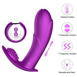 Clitorial Toy for Women Bullet Oral Tongue Simulator,Rechargeable Toes G Spotter Stimulator Adullt Toys for Female Thrusting Waterproof Vibator Six Toys for Couple, T-Shirt