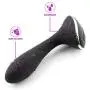 Portable Massager Stick for Relaxation,10 Modes,Black Portable Massager Stick for Relaxation,10 Modes,Black