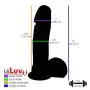 LeLuv Dildo Thick Chocolate Brown 8 Inch Vibrating Multi-Speed Realistic with Suction Cup LeLuv Dildo Thick Chocolate Brown 8 Inch Vibrating Multi-Speed Realistic with Suction Cup