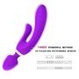 Wireless Handheld Wand Massager, Skin Friendly Silicone - USB Charging,10 Kinds of Silent Vibration ModeRelieve Muscle Pain