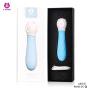 Wand Mini Wireless Electric Powerful Massager, Personal Portable Pocket Fashionable Travel Quiet Waterproof, 9 Frequency Relax for Back Neck Shoulders Body Massage -Blue