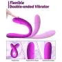 Double Dildo Vibrator - BOMBEX Eden Remote Double-Ended Dildo with 7 Vibration Modes for Couples, Dual Motors Silicone Rechargeable Anal G-spot Stimulator for Men Women Double Dildo Vibrator - BOMBEX Eden Remote Double-Ended Dildo with 7 Vibration Modes for Couples, Dual Motors Silicone Rechargeable Anal G-spot Stimulator for Men Women