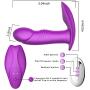 Wearable Vibrator G Spot Vagina Clitoris Stimulator Remote Control Vibrate Masturbation Dildo with 7 Pulsation Modes Waterproof Rechargeable Butterfly Vibrator Silicone Adult Sex Toys for Women Couple