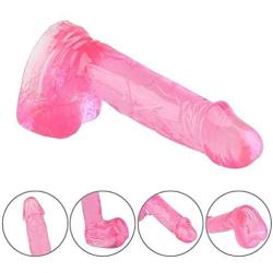 HBSHR Female Self Pleasure Toys with Hands-Free Suction Cup-4.5in