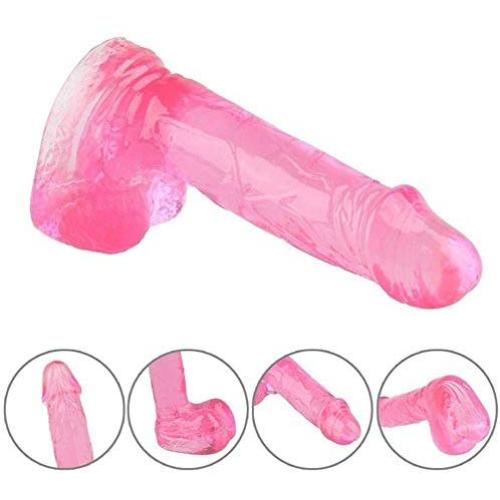 HBSHR Female Self Pleasure Toys with Hands-Free Suction Cup-4.5in