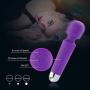 Tetris Multifunctional Wireless Therapeutic Wand Massager Vibration Waterproof Purple, 4.8 Ounce