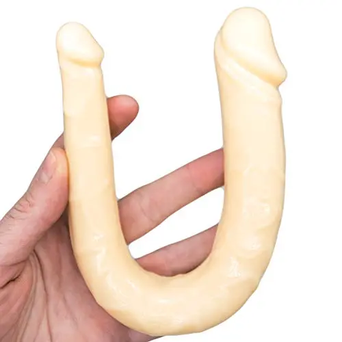 Roxy Sex Toys Double Dildo for Women 13” Small Anal & Vagina Curved Double Ended Dual Penetration G-spot Dong with Penis Head for Lesbians & Beginners Roxy Sex Toys Double Dildo for Women 13” Small Anal & Vagina Curved Double Ended Dual Penetration G-spot Dong with Penis Head for Lesbians & Beginners