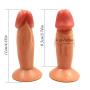 Timoxd 4.33inch Realistic Soft-Dîldɔ Women Massager (Color : Skin)