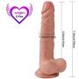 Realistic Ultra Soft Dildo for Beginner,iMiMi Waterproof Penis with Hands-Free Flared Suction Cup for Anal Play, Vaginal G-Spot and Masturbation 7.5 Inch（Flesh）