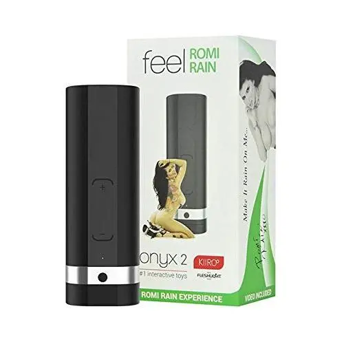 Kiiroo B.V. Onyx2 Experience Romi Rain Male Masturbators Interactive Sex Toys for Men, 5 pounds Kiiroo B.V. Onyx2 Experience Romi Rain Male Masturbators Interactive Sex Toys for Men, 5 pounds