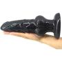 FST Silicon Animal Big Dildo Suction Animal Penis 8 Inch Dog Dildo for Anal Sex Vaginal Stimulator Realistic Dildo Novelties Sex Toy (Black)