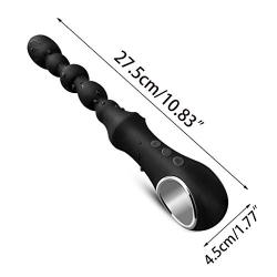 O-GAME D7 Frequency Heating Beads USB Vibrantor Rechargeable Massage Butt Stimulation Toys for Women Men