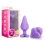 Play with Me - Naughty Candy Heart - Be Mine - Smooth Satin Finish Heart Shaped Bottom Anal Butt Plug - Platinum Silicone - Sex Toy for Men and Women (Purple) Play with Me - Naughty Candy Heart - Be Mine - Smooth Satin Finish Heart Shaped Bottom Anal Butt Plug - Platinum Silicone - Sex Toy for Men and Women (Purple)