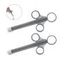 Lube Applicator with Scale for Precise Use, Reusable Lube Injector Syringe with Pull Ring,Personal Durable Lubricant Launcher for Women and Men,2 Pack Lube Applicator with Scale for Precise Use, Reusable Lube Injector Syringe with Pull Ring,Personal Durable Lubricant Launcher for Women and Men,2 Pack
