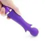 Powerful Electric Wand Massager with 10 Magic Modes, Handheld Wireless Waterproof USB Rechargeable Personal Massager for Neck Back Body, Sports Recovery & Muscle Aches (Purple)