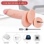 Vibrating Dildo 7.5 Inch with 20 Intense Vibration Modes for Vagina Anal Prostate Play, PALOQUETH Realistic Dildo Vibrator Adult Sex Toy for Women Men, Wireless Remote Control,Strong Suction Cup