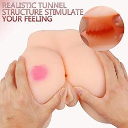 Pnongqing Realistic Male Sucker Toys Oral Cup Life-Size TPE Sexy Woman Love Doles for Men Waterproof Dòlls Adult Toy Gift for Man Women Couple Boyfriend (Color : Skin)