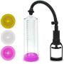 Pump Enlargement Men Vacuum Pressure Large Massage Cups Male Vacuum Pump Air Enlarger Extender Prolong Enhancer Mens High Vacuum Pump Air Pressure Setting Device (L)