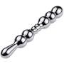 Senoow Metal Back Hang Toy Stainless Steel for Men and Women Play Metal Bead Plug Heavy Duty Hang Plug Bead Stainless Steel Polished Plug