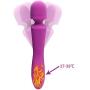 Electric Rechargeable Waterproof Family Health Handheld Sports Massage Equipment and Gifts… (Navy Purple)