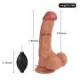 7 inch Lifelike Women Couple Squirting Toy with Strong Suction Cup Wand