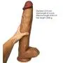 Bibida Huge Man with Suction Cup,17.1 Inch Realistic Penǐs Godem-Tee with A Length of 13.8 Inch Insertable Massasger Bibida Huge Man with Suction Cup,17.1 Inch Realistic Penǐs Godem-Tee with A Length of 13.8 Inch Insertable Massasger