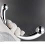LvBo Wand Massager Handheld Personal massor Waterproof Portable Metal Massage for Muscles Back Neck Shoulder Leg Full Body Pain Relief Relaxation Medical Grade Stainless Steel (Silver (510g))