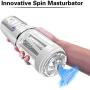 Mxfpjav Male Tshirt- Best Boyfriend Training Toy LED Intelligent Male Automatic Piston Cup 400Times/Min, and 360° Rotating 10 Pattern 5 Speed Electronic Massage Cup T-Shirt Toys for Mens -Underwear