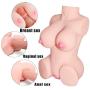 Sex Doll Male Masturbator with Vagina and Anal for Men- 3D Mini Masturbators Dolls with Realistic Silicone Boobs Love Doll for Male Masturbation Erotic Vaginal and Anal Sex