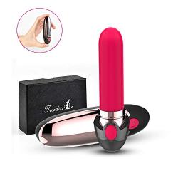 Bullet Vibrator Vagina Stimulator Vibration Massager-10 Modes Mini Silicone Clitoris Massager, Treediride Lipstick Vibrator USB Rechargeable Waterproof G-spot Dildo Vibrator Adult Sex Toys for Women