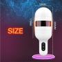 4D Blowjob Sex Aircraft Cup USB Charging Male Masturbation Smart Voice 10 Frequency Sex Toy Strong Blow Real Masturbation
