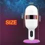 4D Blowjob Sex Aircraft Cup USB Charging Male Masturbation Smart Voice 10 Frequency Sex Toy Strong Blow Real Masturbation