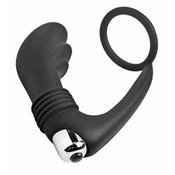 Master Series Prostatic Play Nova Silicone Cock Ring and Prostate Vibe