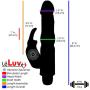 LeLuv Rabbit Vibrator Waterproof Bath Time Bunny Bundle with Mini Bullet Massager Pink