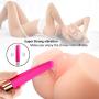 Bullet Vibrator Mini Clitorial Stimulator Women, Silicone Adult Massager Sex Toy Rechargeable 16 Speeds Waterproof G-spot Vibrator for Women Couples (Pink)