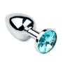 Loveria three Anal Plug Sex Love Games Toys Super Quality Stainless Steel Ass Plugs Jewelry Kinkys Personal Massager for Women Men Couples Lover,Great gift (Light blue)