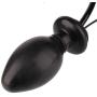 Yiwa Anal Dilator Natural Latex Inflatable Vibrating Butt Plug Vibrator Stimulator