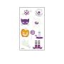 Kids Halloween Temporary Tattoo Stickers Glow in Darkness Children Temporary Tattoos for Face Body Arms Pumpkin Ghost Devil Skull Trick or Treat Water Transfer Stickers for Baby Boys Girls（10 Sheets）