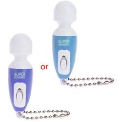 Cuawan Portable Mini Lovely Mass-AGER Vibrating Key-Chain Relaxing Massager Female Women