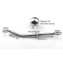 Taroi Female ānal Vaginálne Ball Plug in Steel Chastity Belts Rope Hook Locking Chastity Belt Toy for Women