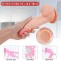 Vibrating Dildo 7.5 Inch with 20 Intense Vibration Modes for Vagina Anal Prostate Play, PALOQUETH Realistic Dildo Vibrator Adult Sex Toy for Women Men, Wireless Remote Control,Strong Suction Cup