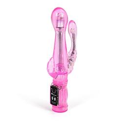 Eden Toys Double indulgence - TPR Waterproof Flexible double penetration vibrator