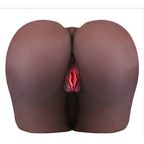 Backside Brown Double-Entry Realistic Life-Like Torso Love Doll Masturbator