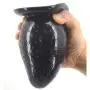 Bfucky Big Blockage with Suction Cup Strawberry Blockage Anus Comfortable partical Huge 3" Thick Blockage Stuffed Stopper Knead,Black Bfucky
